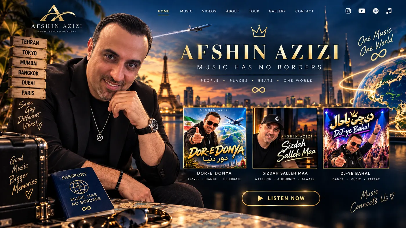 Afshin Azizi hero banner